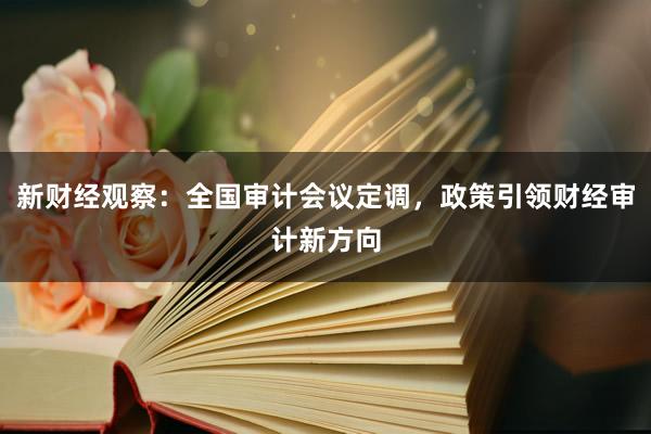 新财经观察：全国审计会议定调，政策引领财经审计新方向